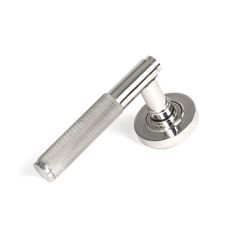 From the Anvil Marine 316 Stainless Steel Brompton Lever on Rose Set (Plain) - Unsprung - Polished